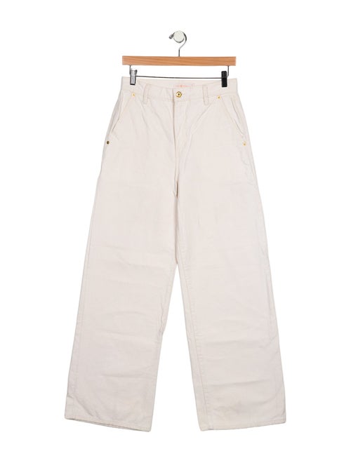 Tory Burch High-Rise Wide Leg Jeans
