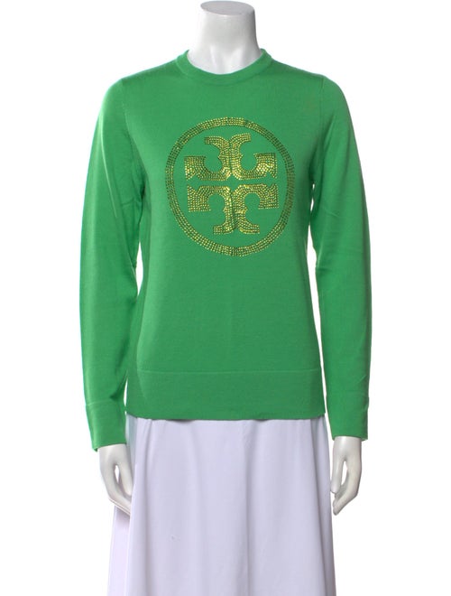 Tory Burch Wool Graphic Print Sweater