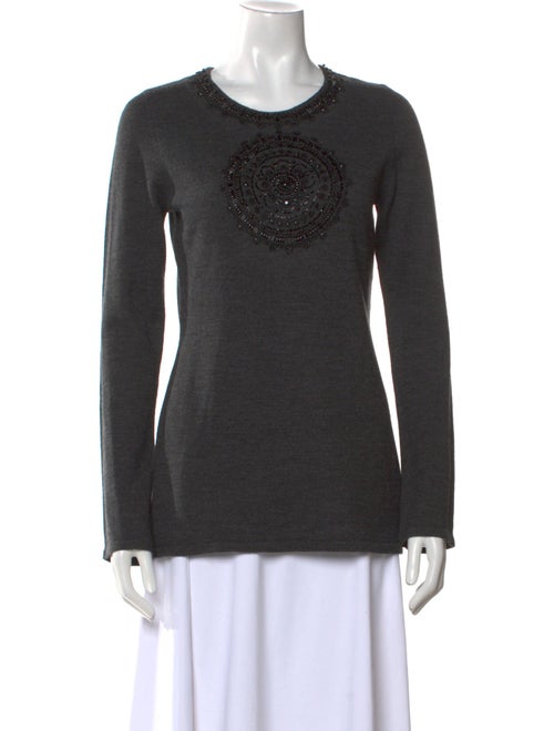 Tory Burch Wool Scoop Neck Sweater
