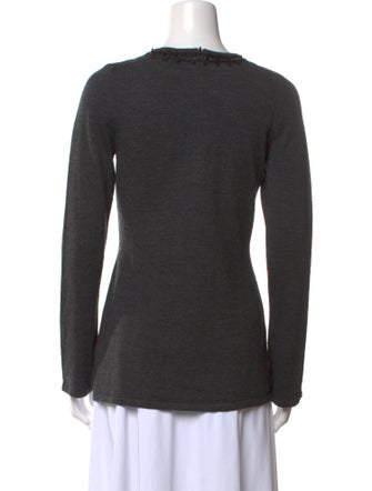 Tory Burch Wool Scoop Neck Sweater