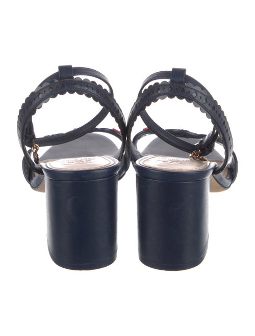 Tory Burch Leather Lasercut Accents Sandals