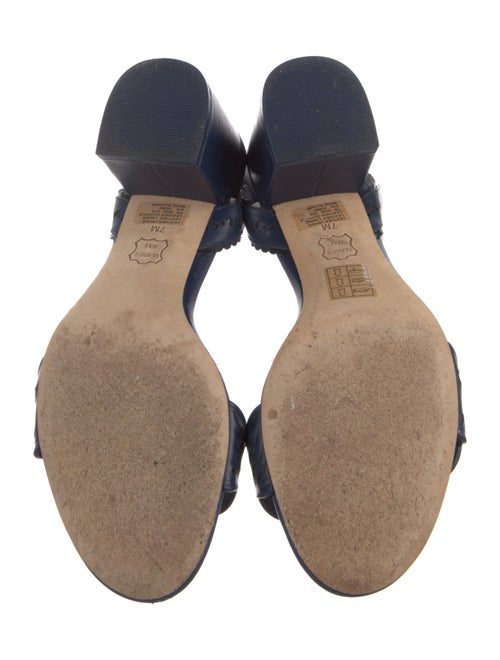 Tory Burch Leather Lasercut Accents Sandals