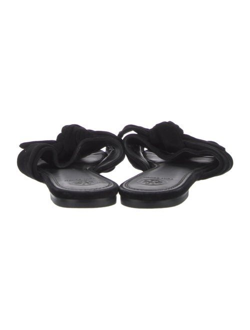 Tory Burch Suede Bow Accents Slides