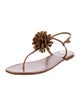 Tory Burch Leather T-Strap Sandals