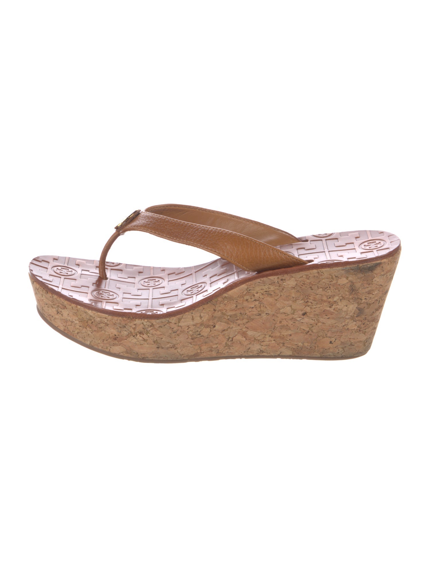 Tory Burch Leather Flip Flops