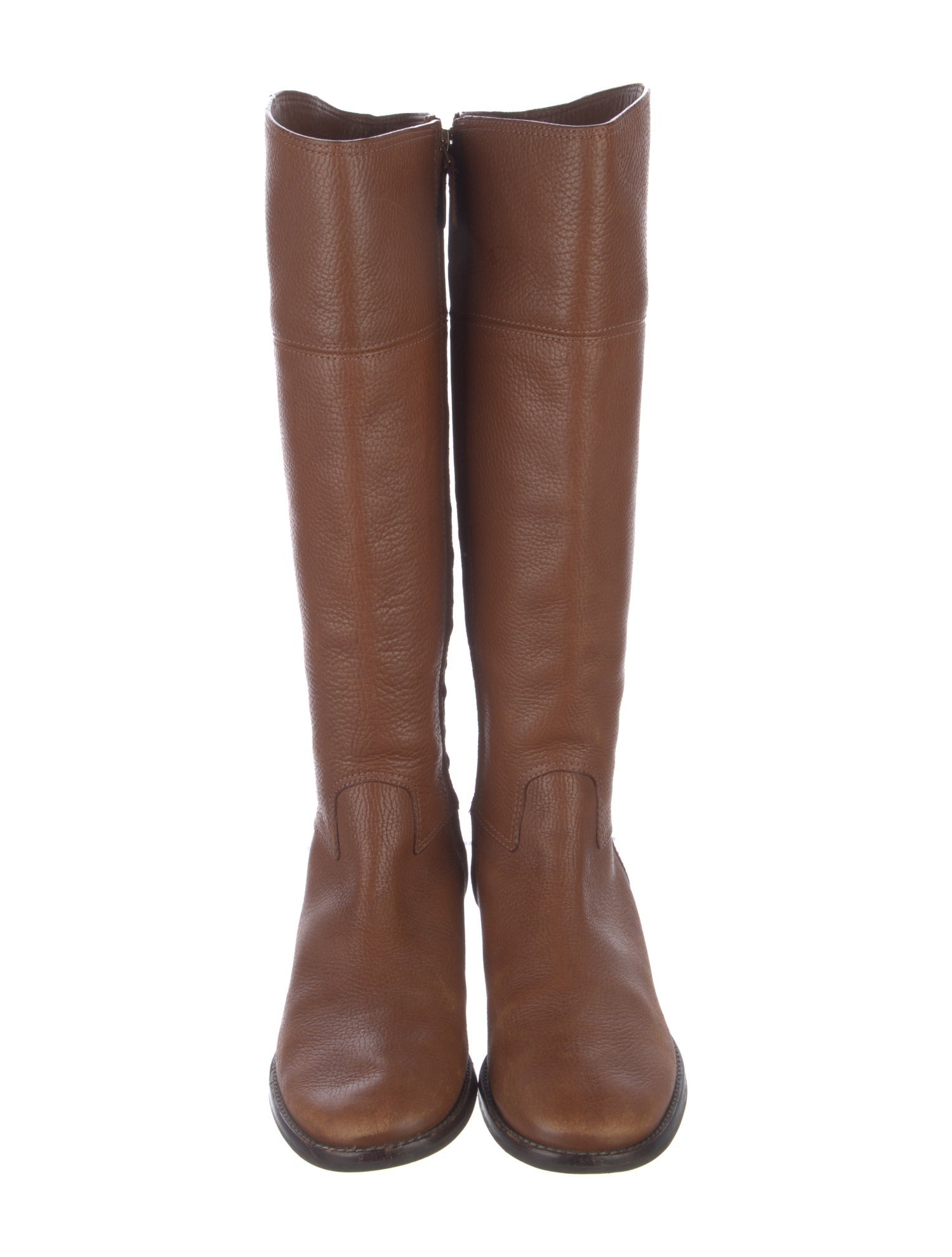 Tory Burch Leather Riding Boots