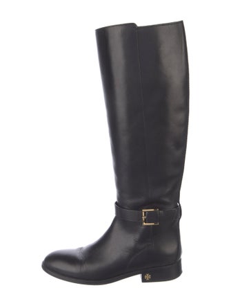 Tory Burch Leather Riding Boots