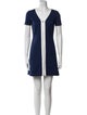 Tory Burch V-Neck Mini Dress