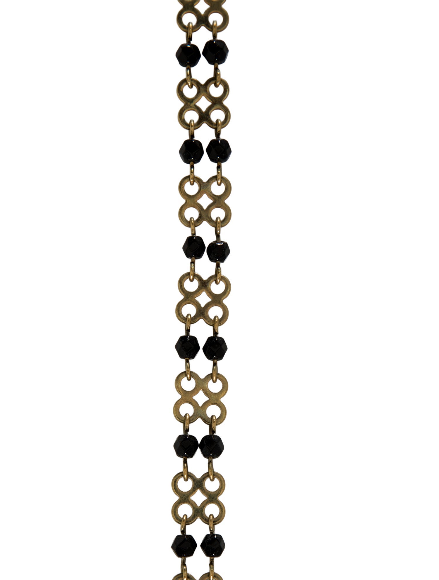 Tory Burch Bead & Chain Link Necklace