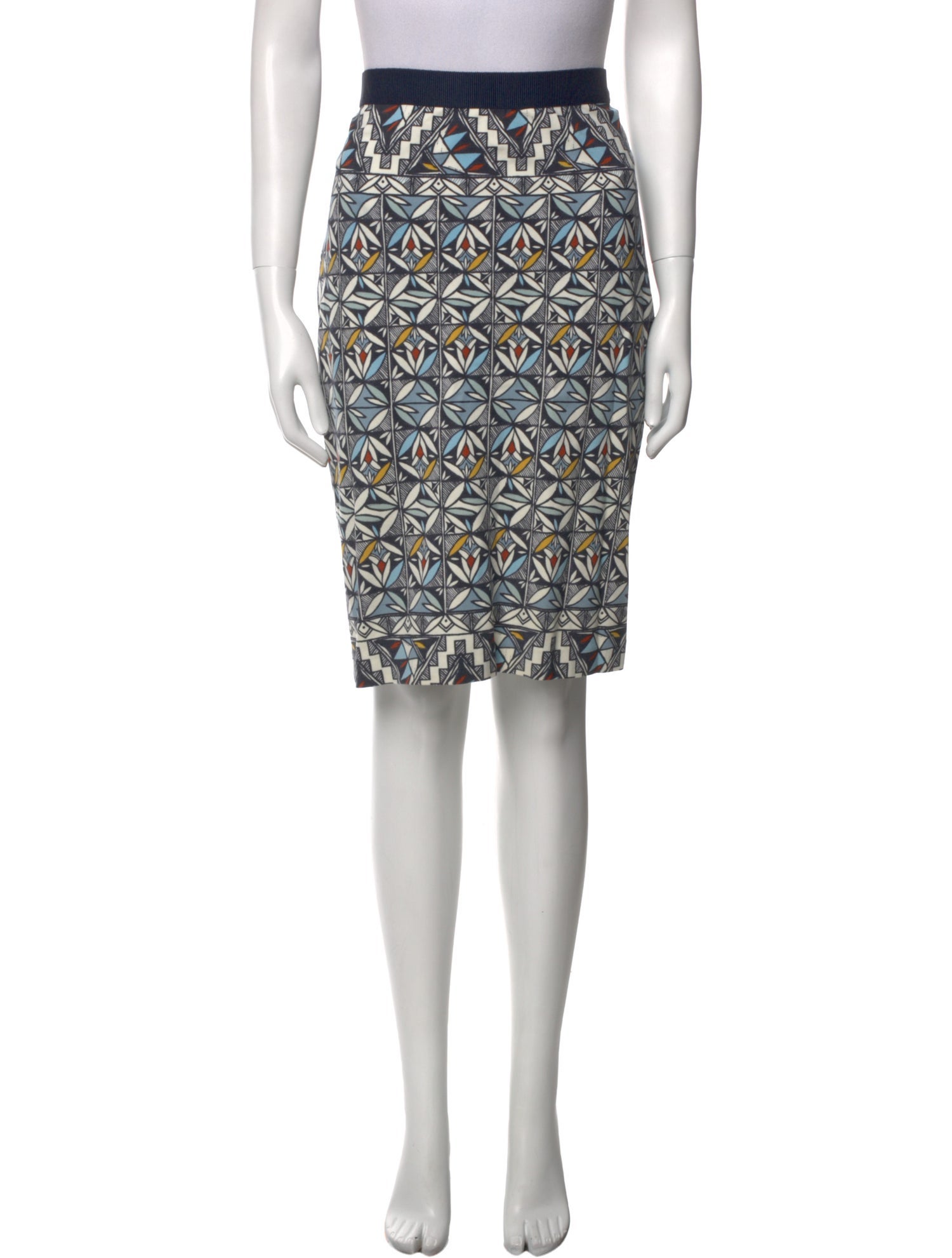 Tory Burch Printed Knee-Length Skirt