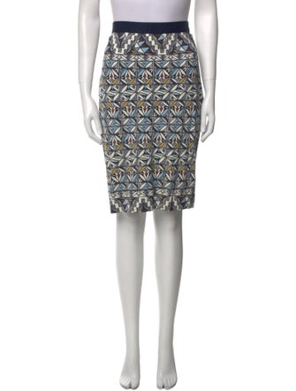 Tory Burch Printed Knee-Length Skirt