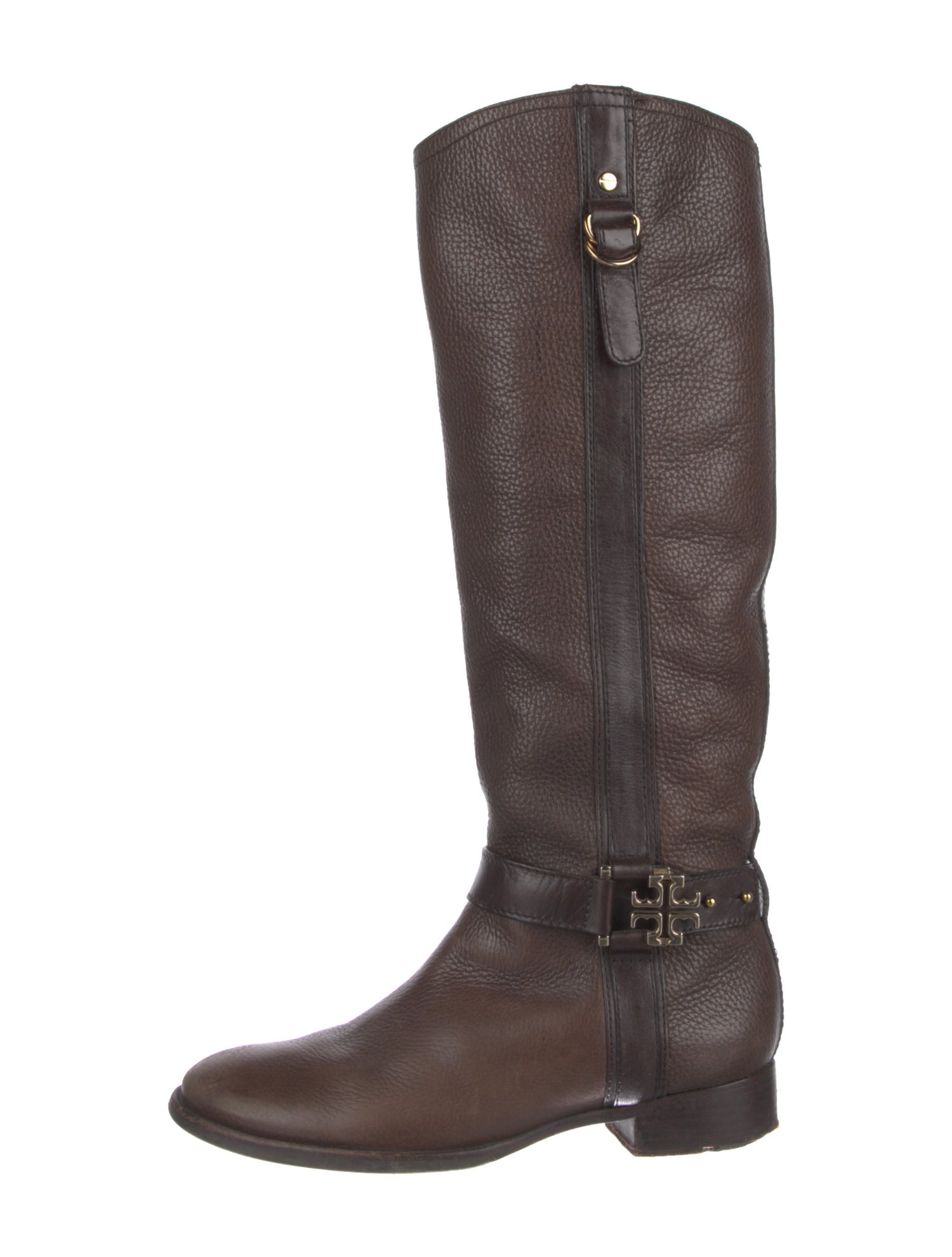 Tory Burch Leather Riding Boots