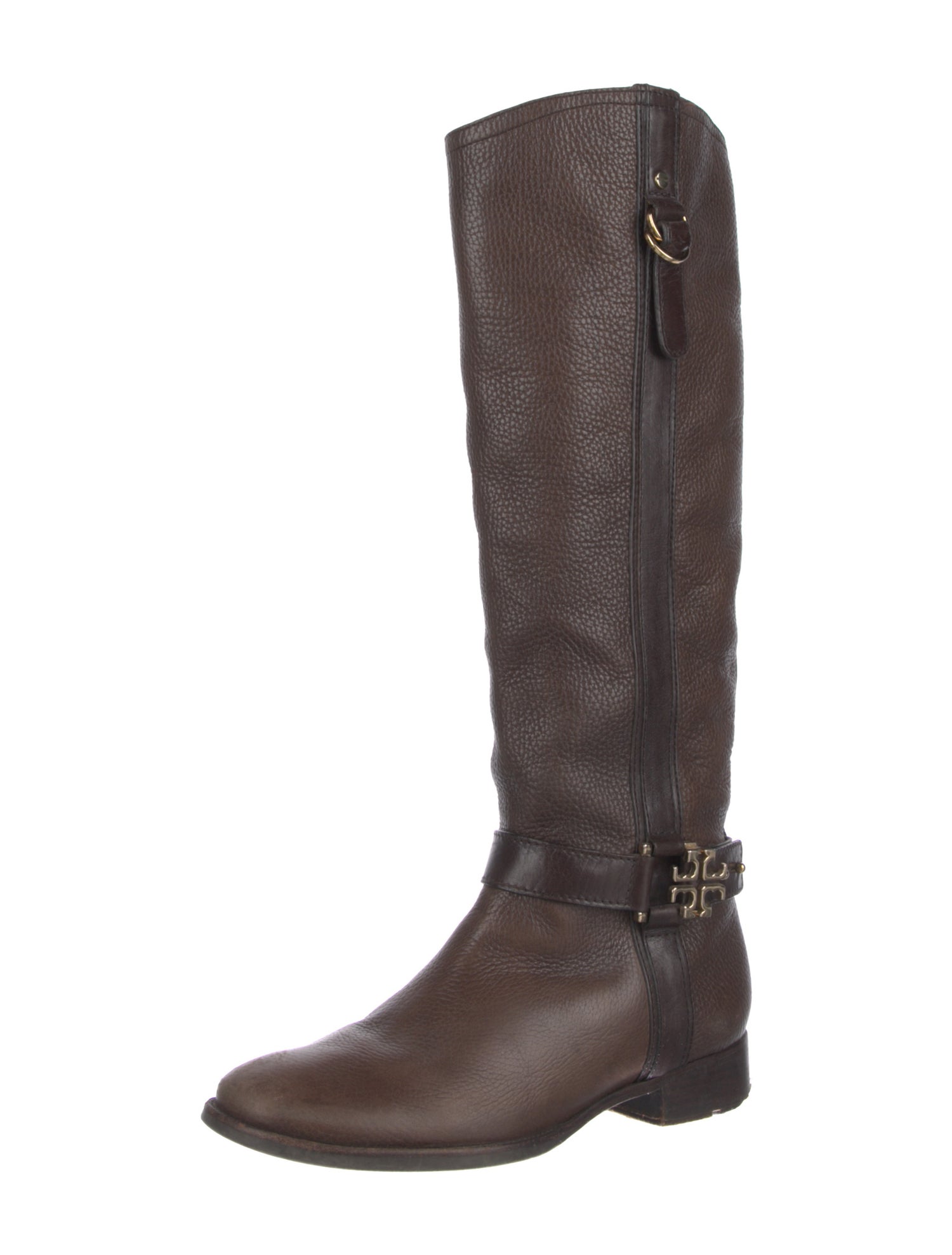 Tory Burch Leather Riding Boots