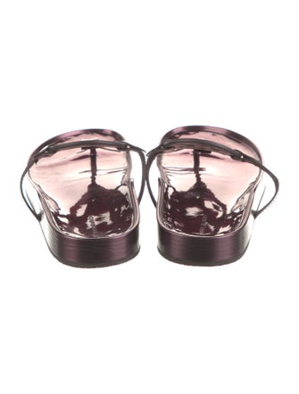 Tory Burch Patent Leather Slides