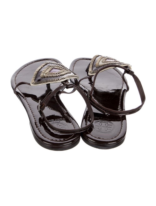 Tory Burch Patent Leather Slingback Sandals