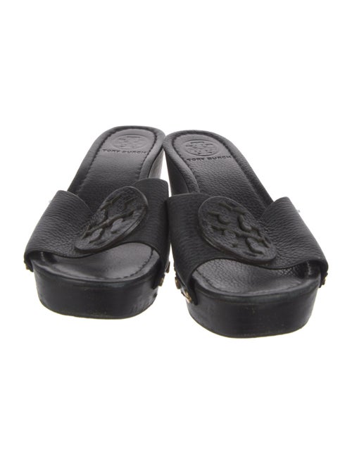 Tory Burch Leather Studded Accents Slides