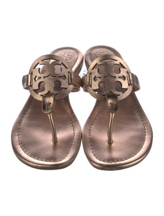 Tory Burch Leather Slides