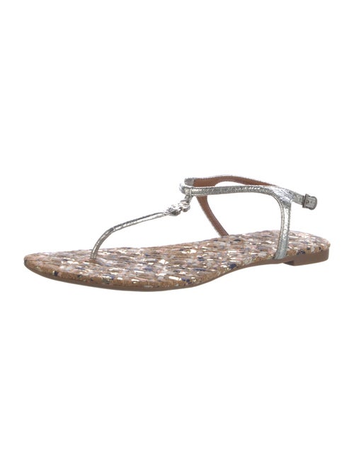 Tory Burch Leather T-Strap Sandals