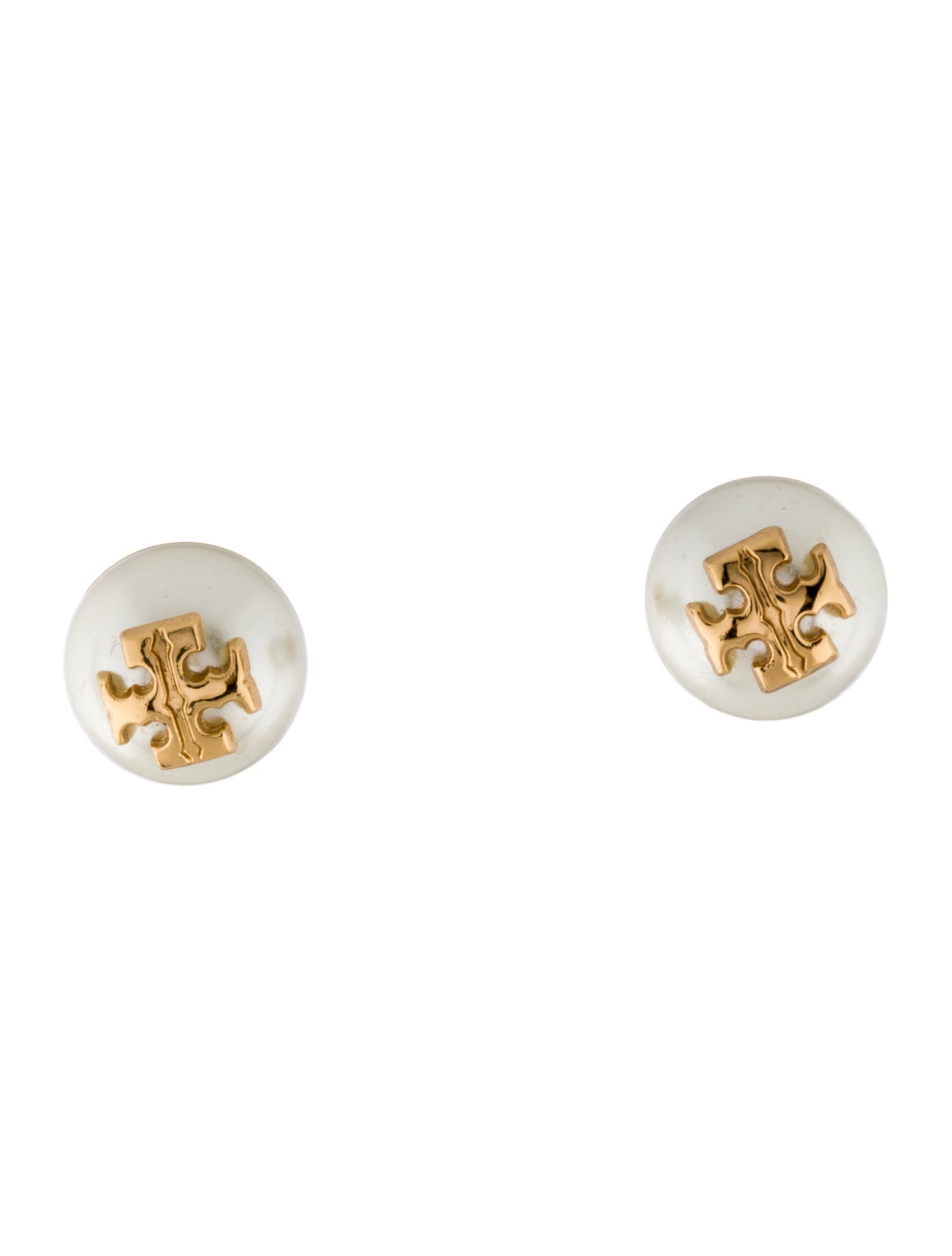 Tory Burch Faux pearl Kira Stud Earrings