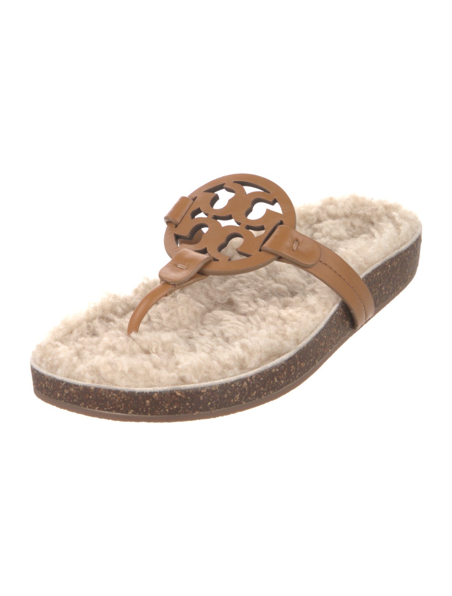 Tory Burch Leather Slides