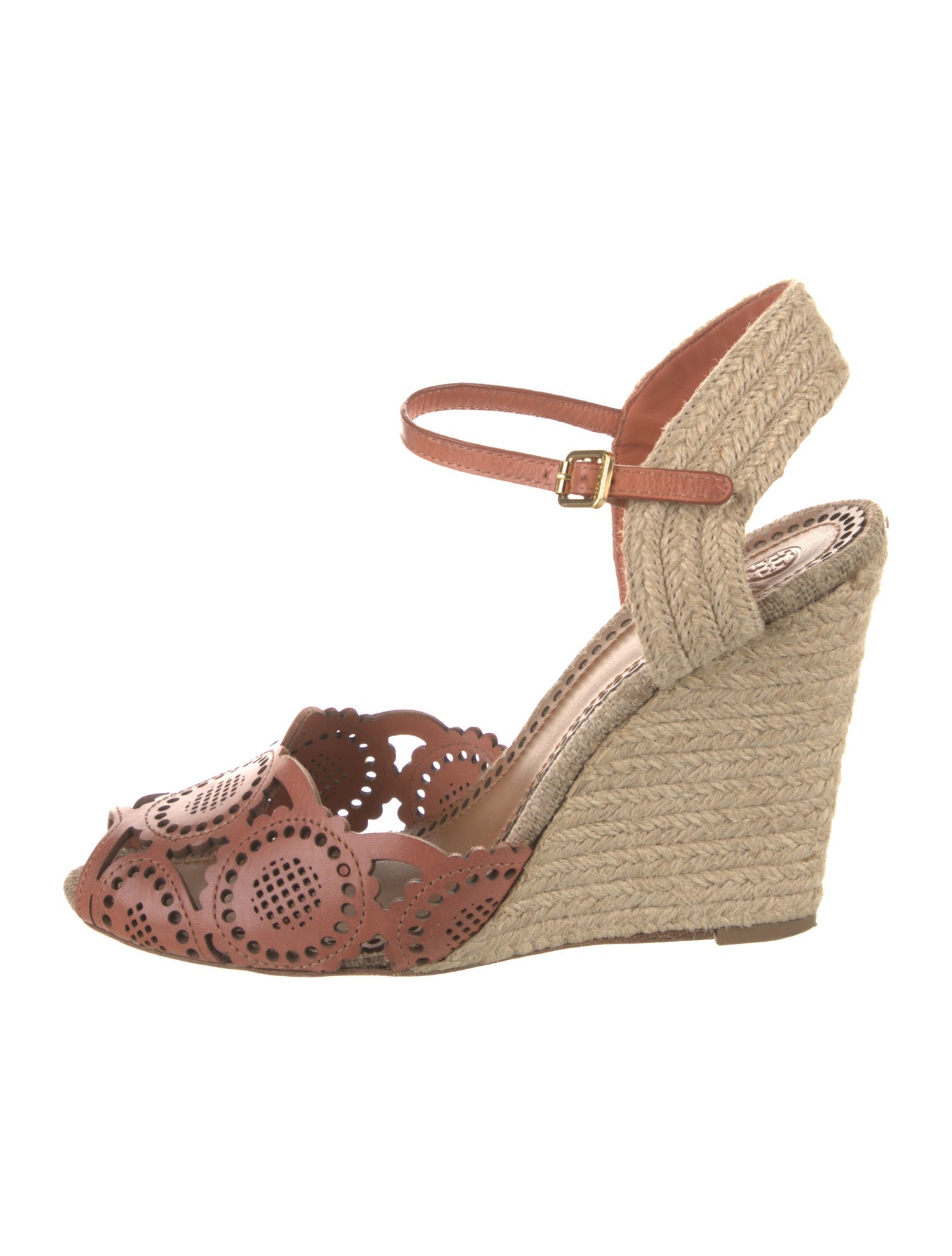 Tory Burch Leather Colorblock Pattern Slingback Pumps