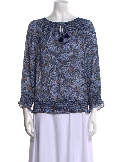 Tory Burch Silk Printed Blouse