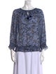 Tory Burch Silk Printed Blouse