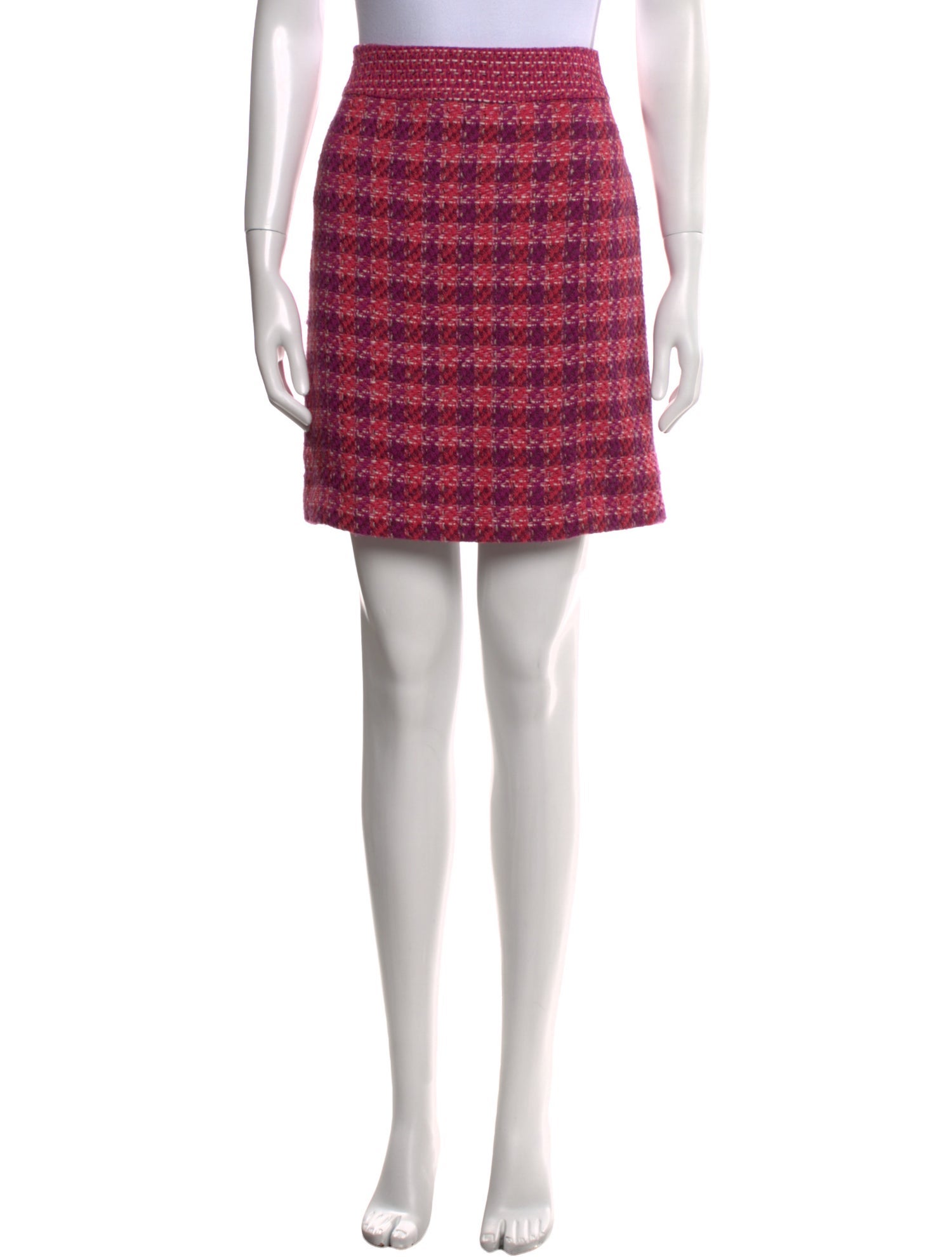 Tory Burch Tweed Pattern Mini Skirt
