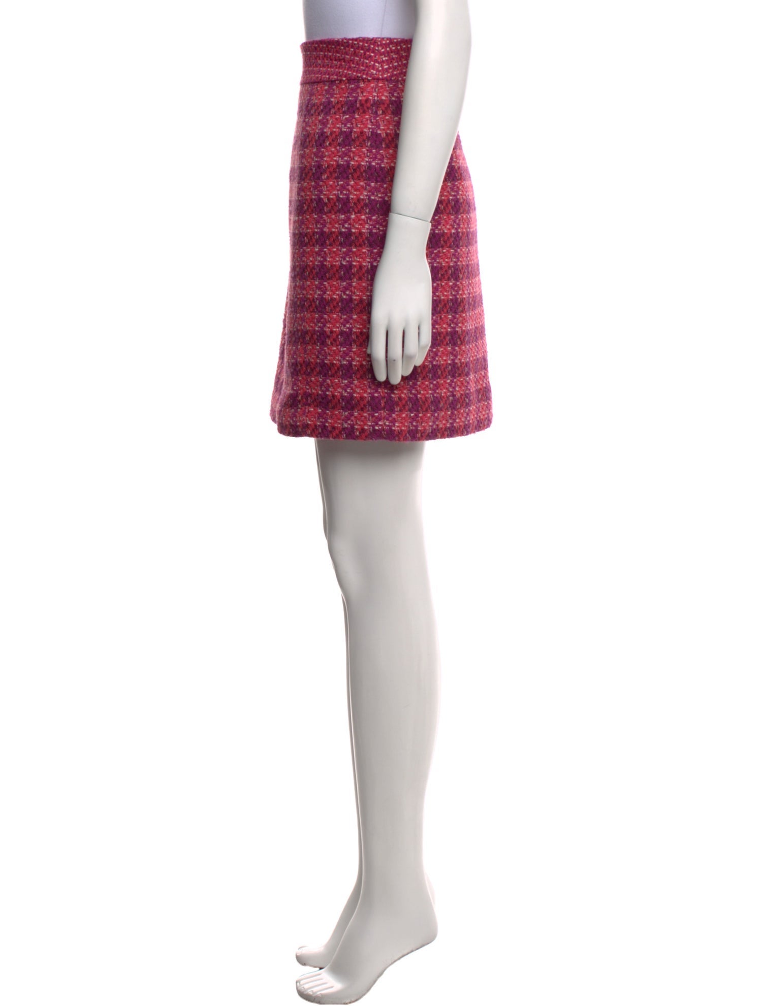 Tory Burch Tweed Pattern Mini Skirt