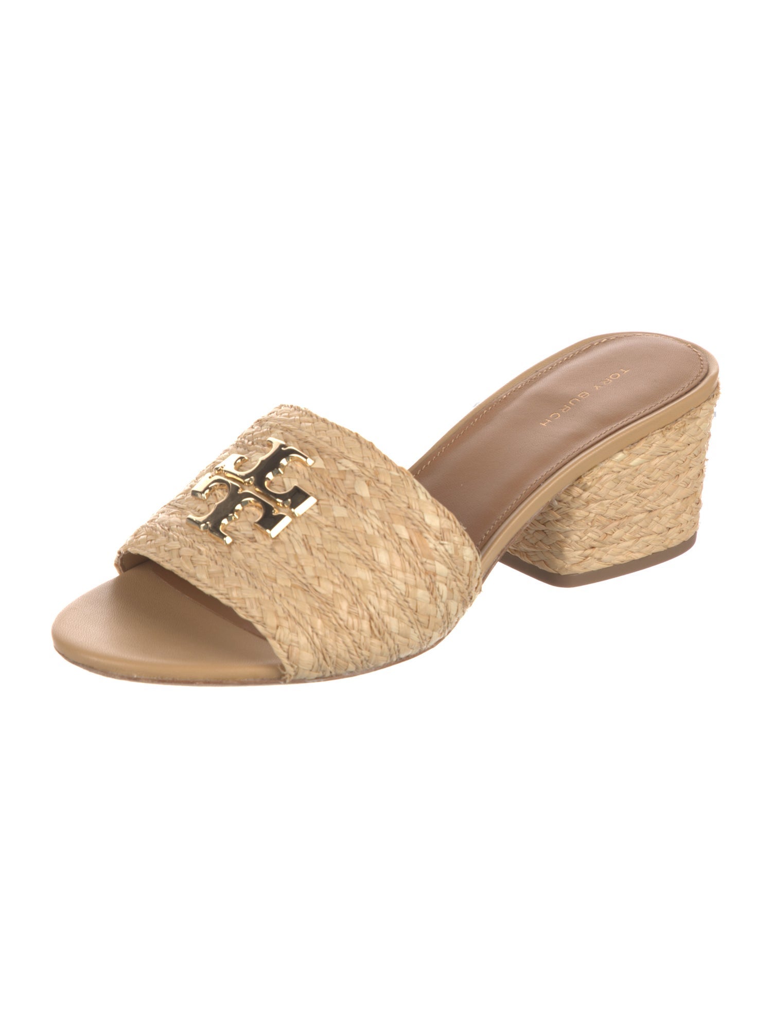 Tory Burch Straw Slides