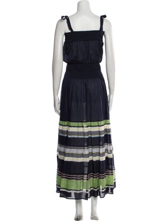 Tory Burch Striped Long Dress