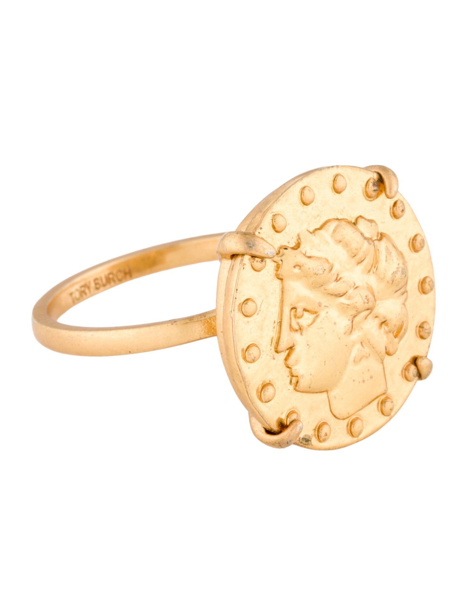 Tory Burch Coin Cocktail Ring
