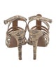 Tory Burch Embossed Leather Animal Print Sandals
