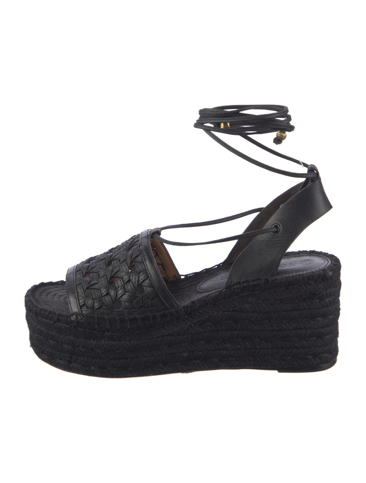 Tory Burch Leather Espadrilles