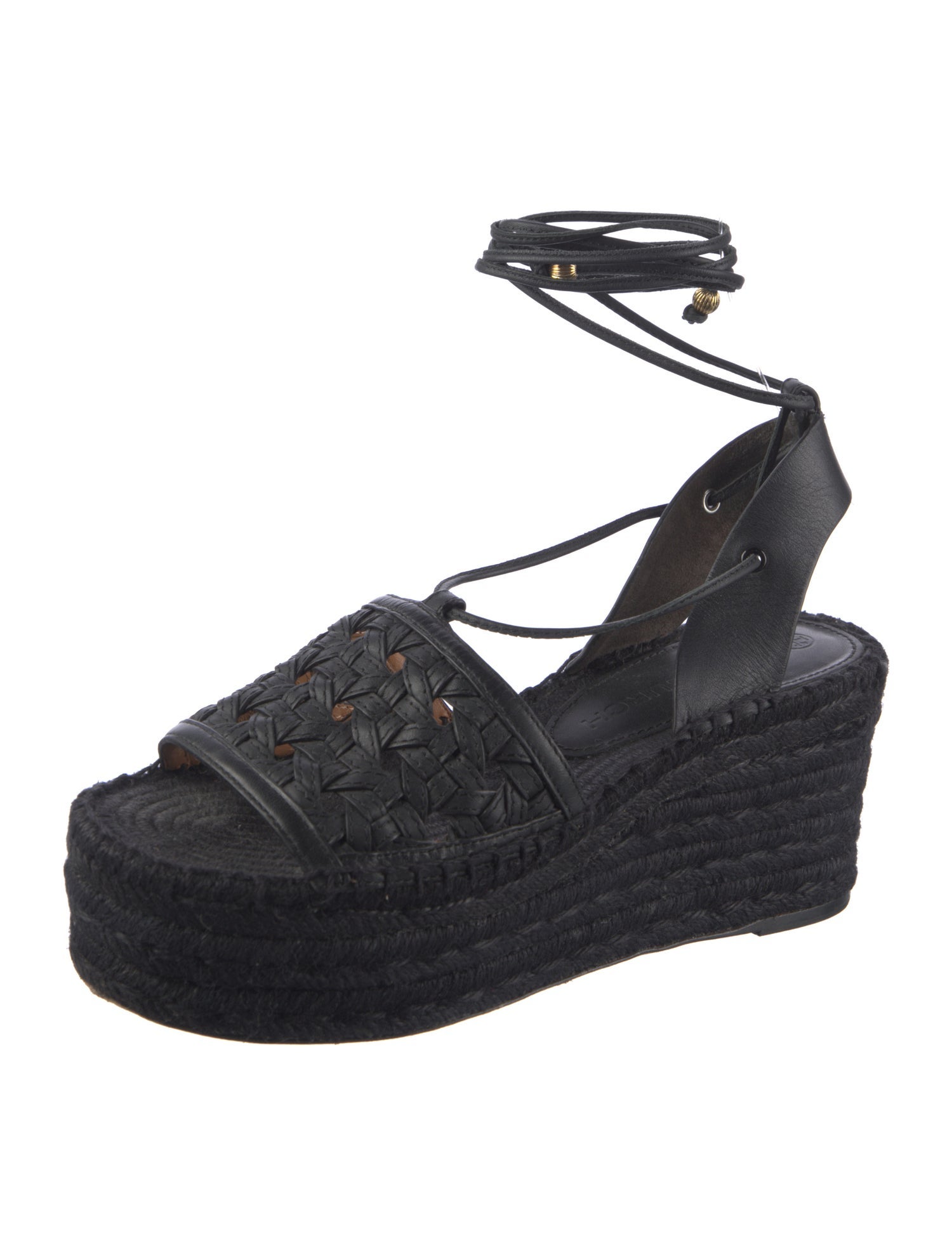 Tory Burch Leather Espadrilles