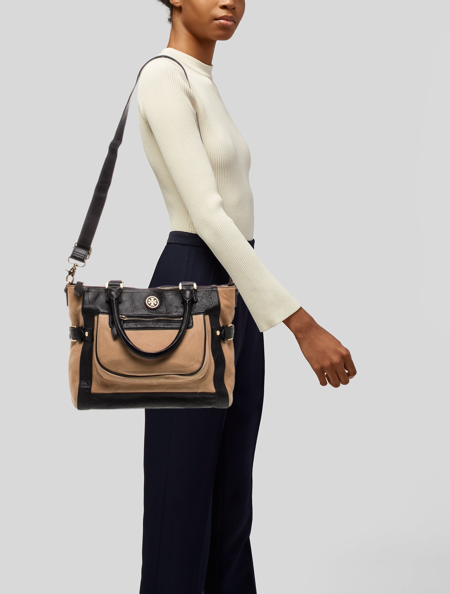 Tory Burch Leather Top Handle Bag