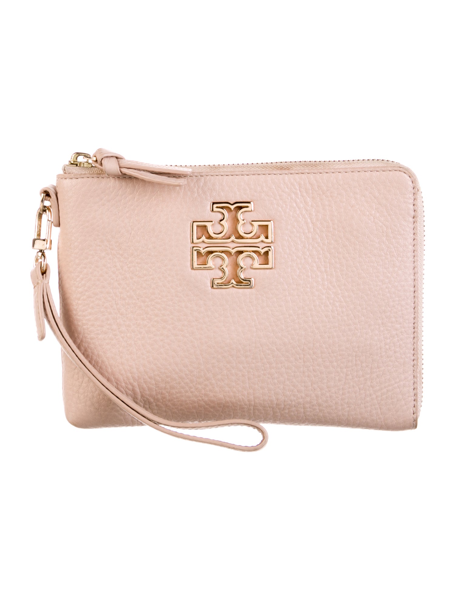 Tory Burch Leather Wristlet
