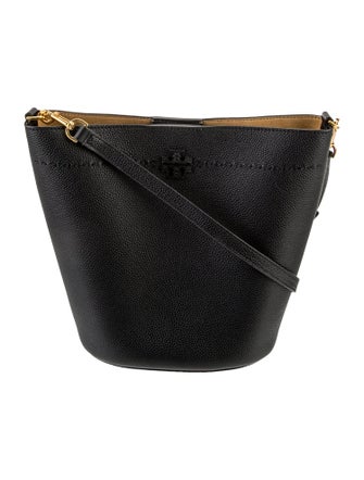 Tory Burch Leather Bucket Bag