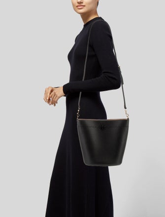 Tory Burch Leather Bucket Bag