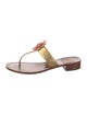 Tory Burch Leather Studded Accents Slides