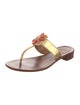 Tory Burch Leather Studded Accents Slides