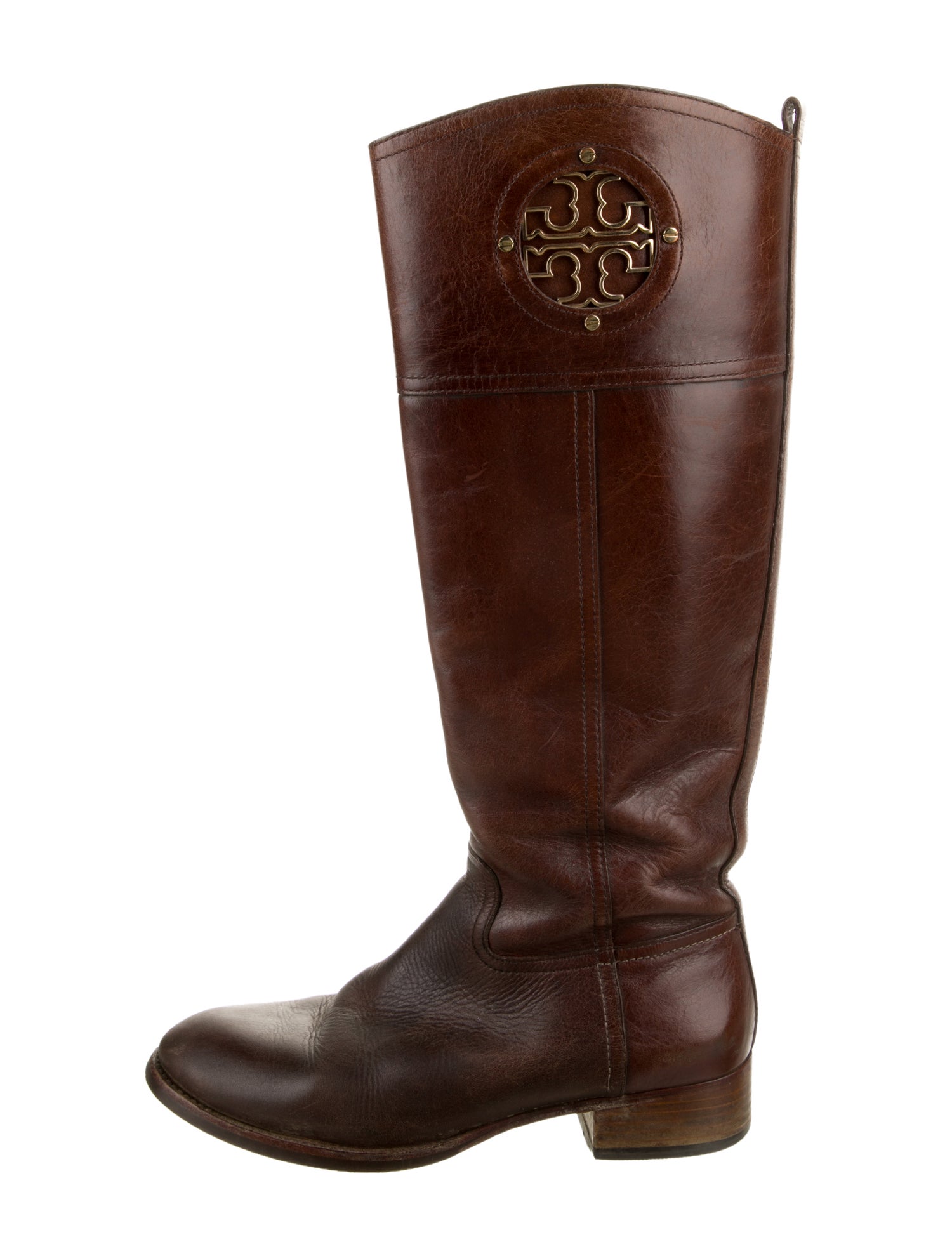 Tory Burch Leather Riding Boots