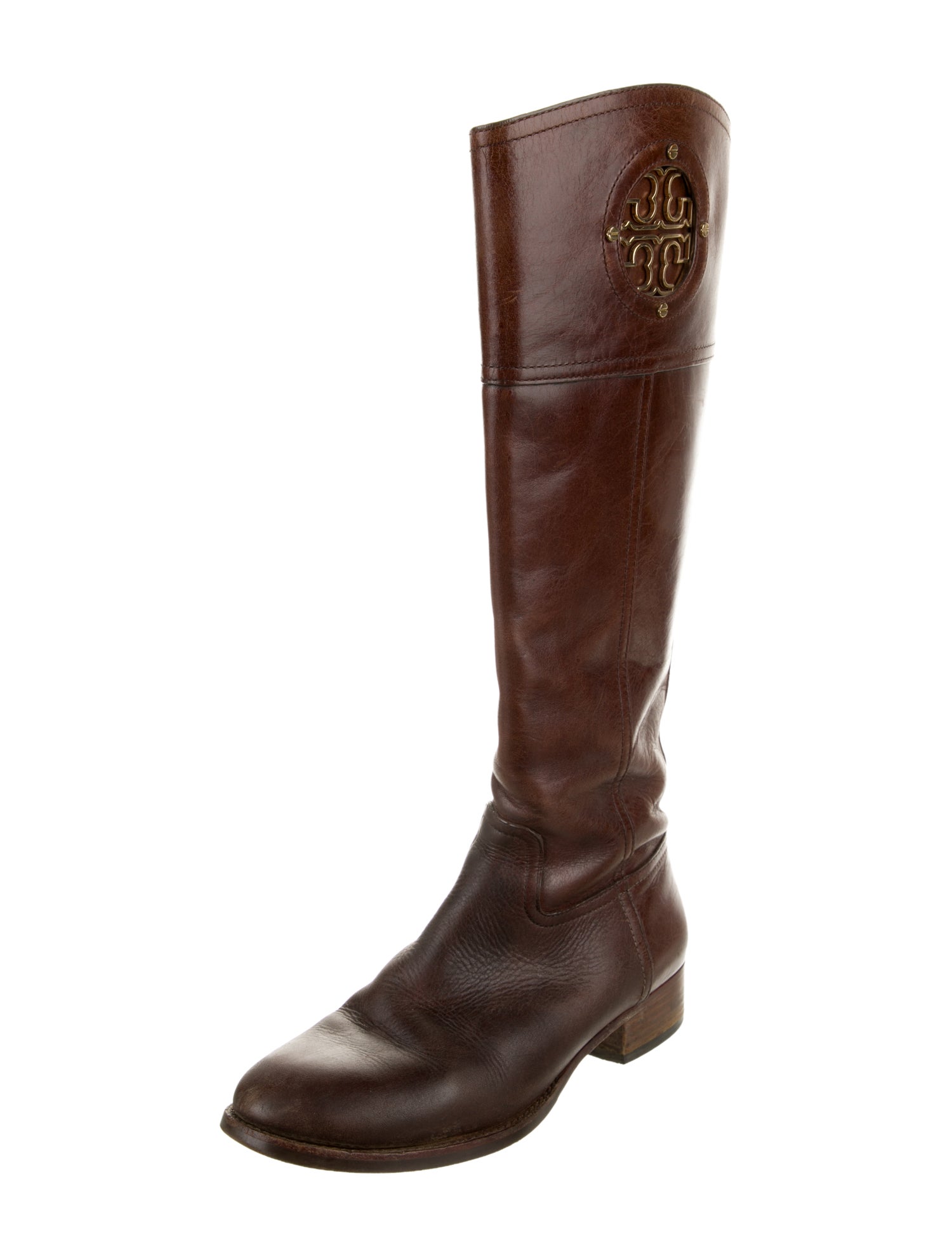 Tory Burch Leather Riding Boots