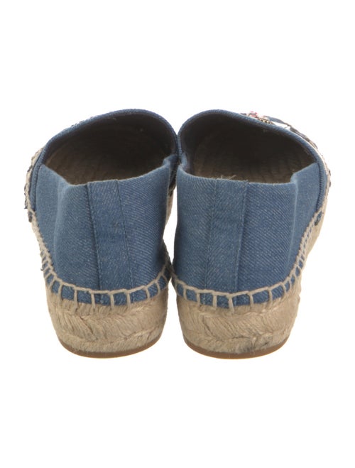 Tory Burch Denim Printed Espadrilles