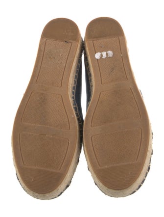 Tory Burch Denim Printed Espadrilles
