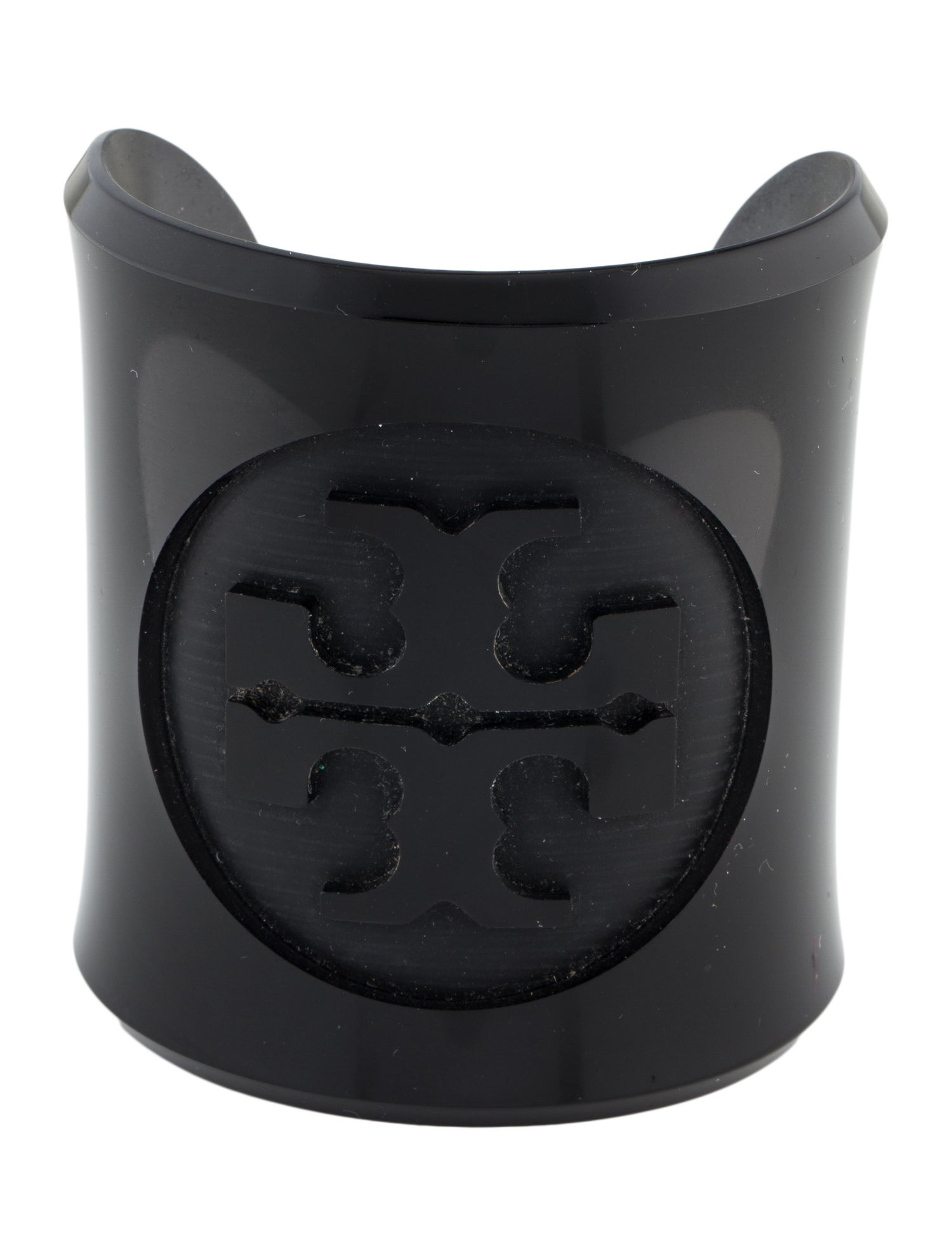 Tory Burch Resin Logo Cuff Bracelet