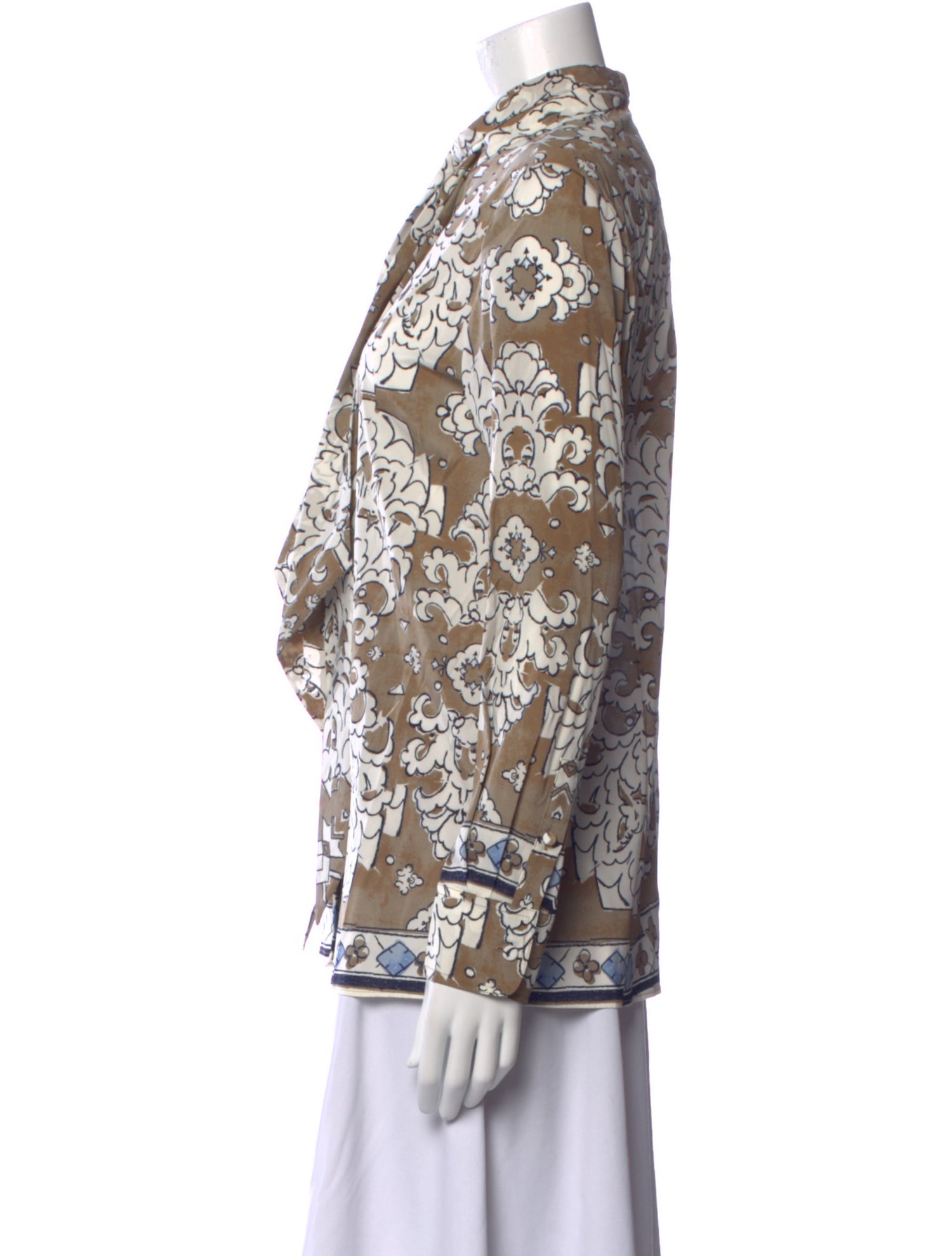 Tory Burch Silk Printed Blouse w/ Tags