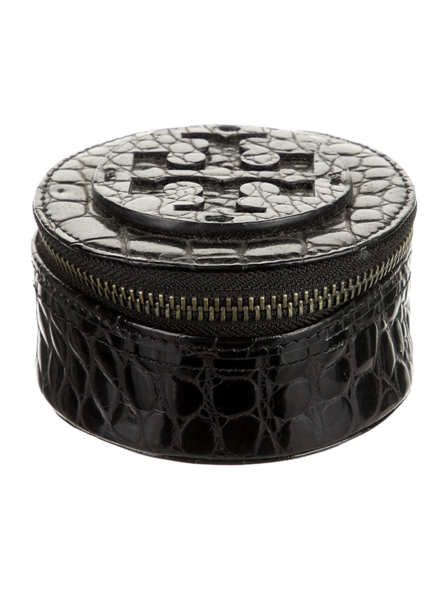 Tory Burch Embossed Leather Jewelry Box