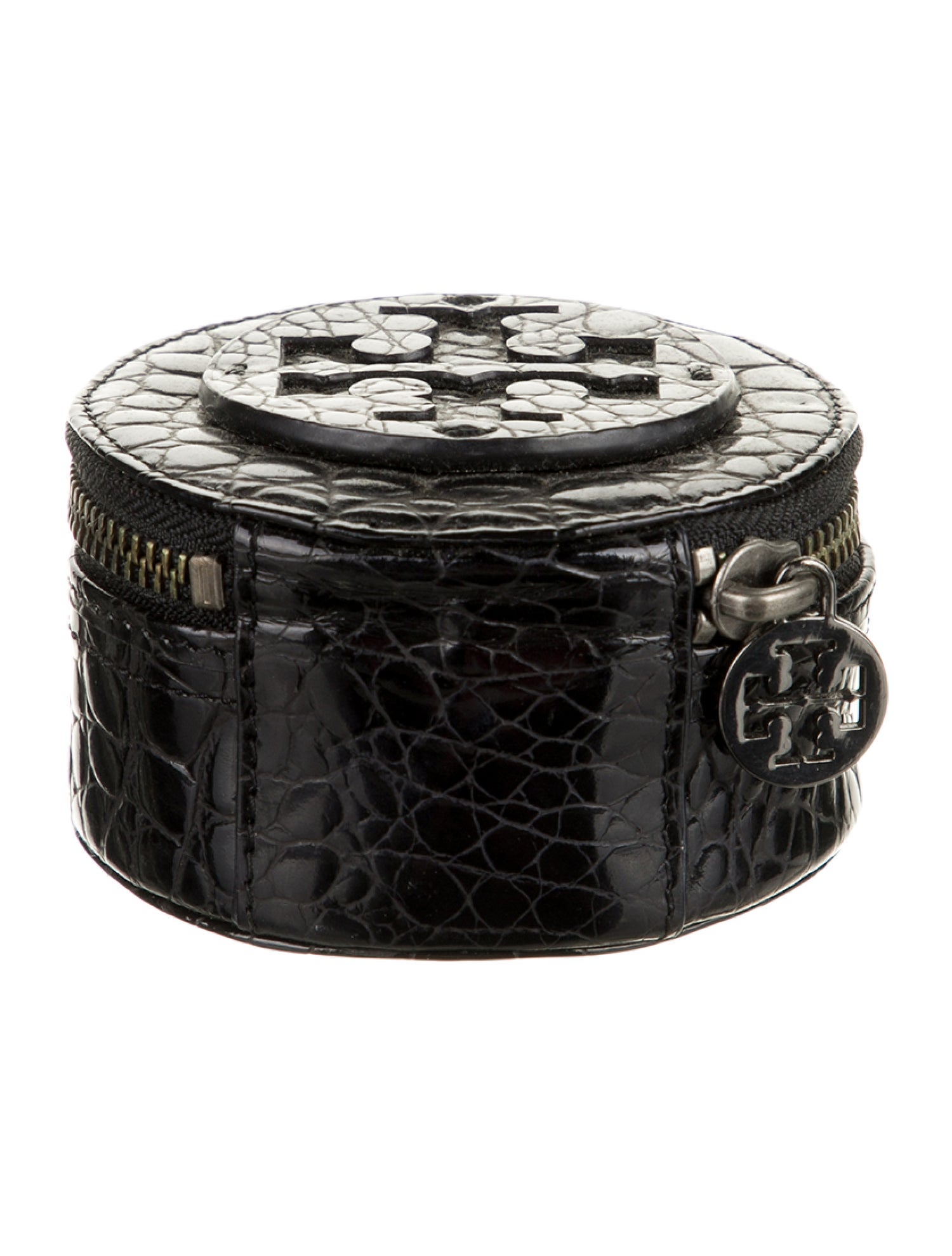 Tory Burch Embossed Leather Jewelry Box