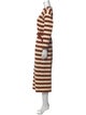Tory Burch Striped Long Dress